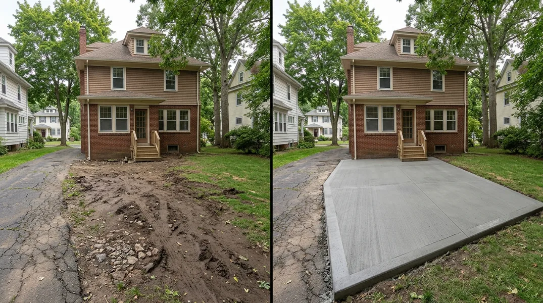 Stamped Concrete Patio Ideas for New Haven Backyards
